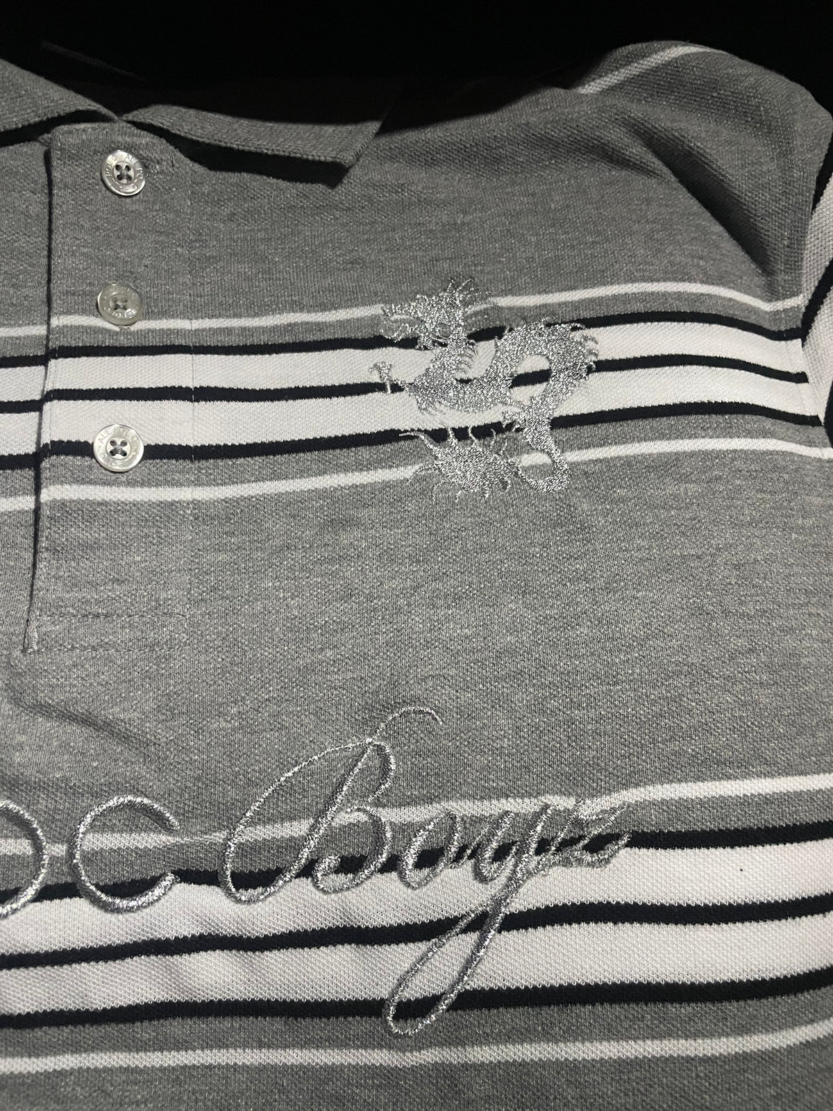 CÎROC Boyz Striped Uniform Polo