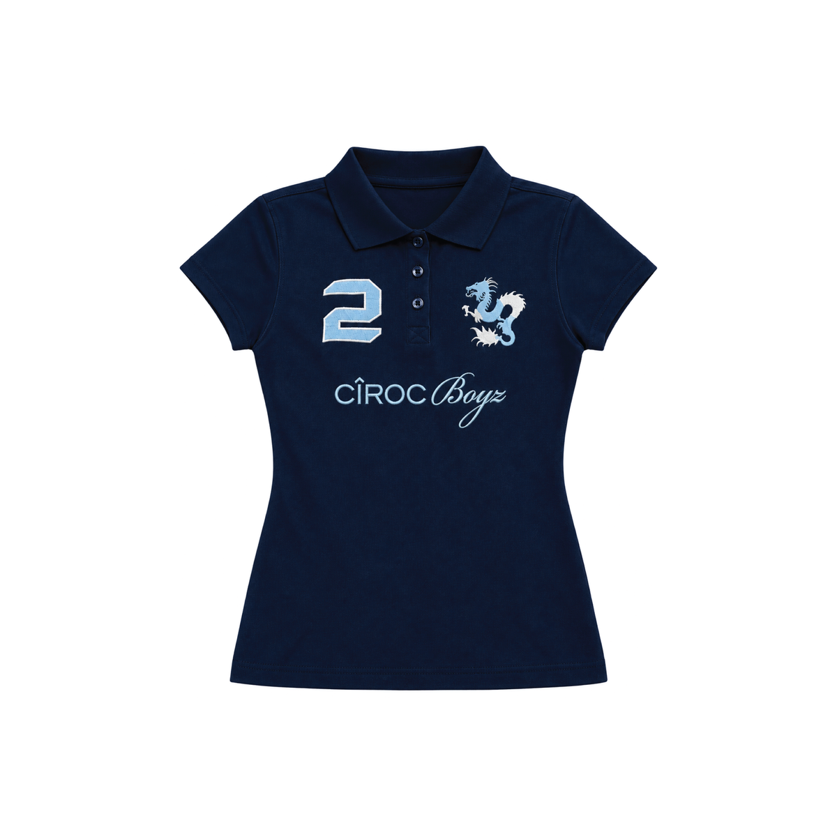 CÎROC Boyz Sky Blue Crest Polo