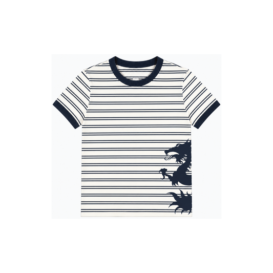 CÎROC Boyz Striped PROIBITO Crop Top