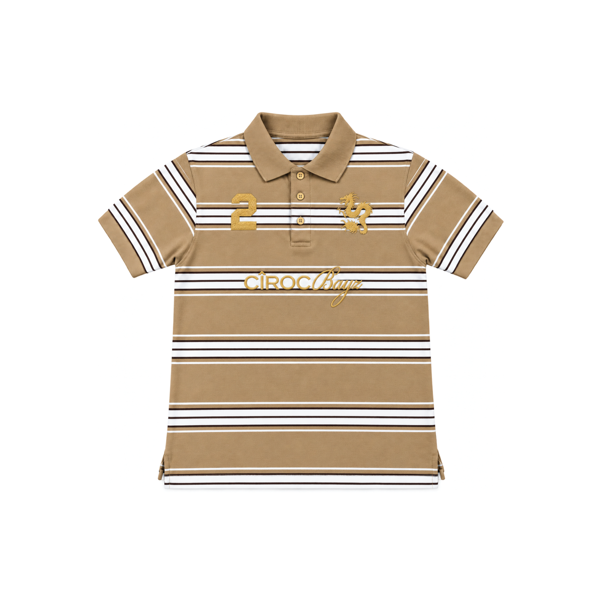 CÎROC Boyz Striped Uniform Polo