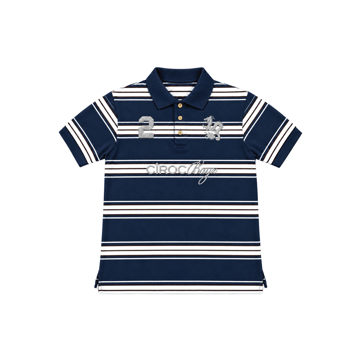 CÎROC Boyz Striped Uniform Polo