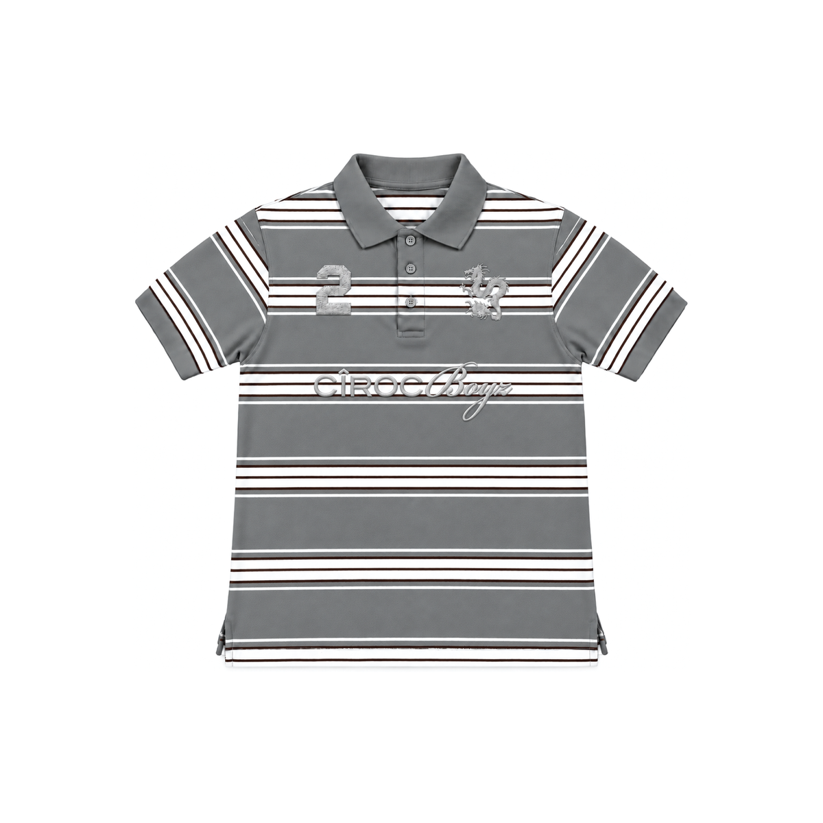 CÎROC Boyz Striped Uniform Polo