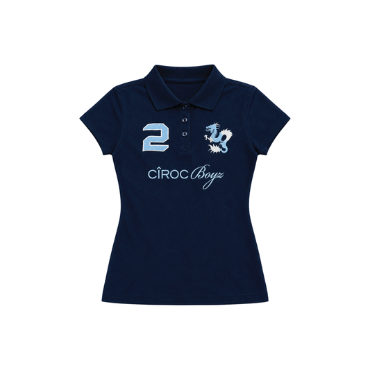 CÎROC Boyz Sky Blue Crest Polo