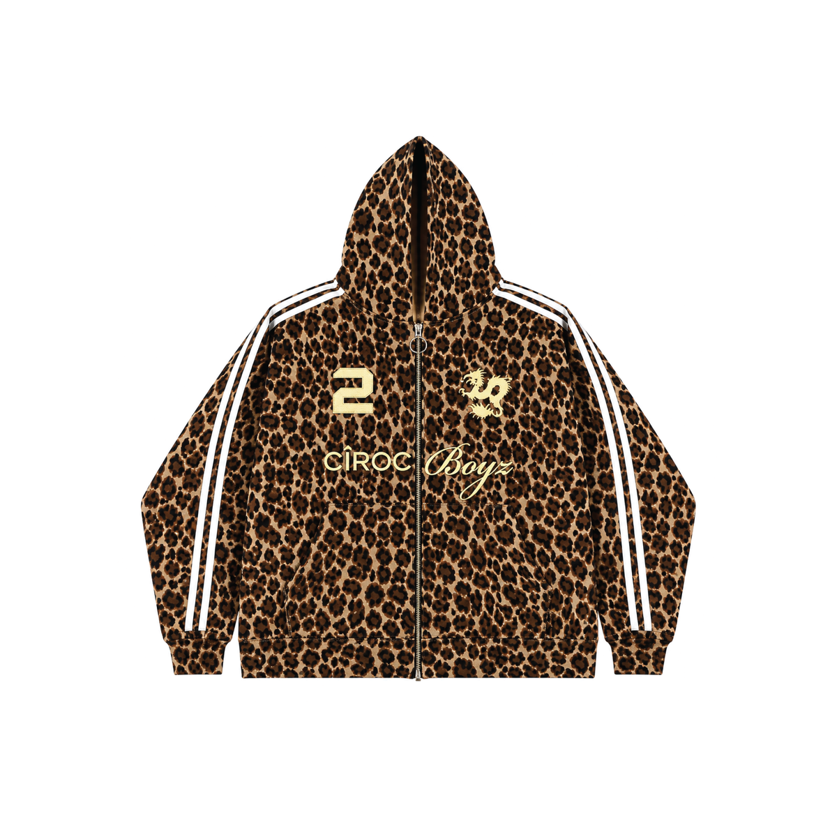 CÎROC Boyz Leopard Zip-Up