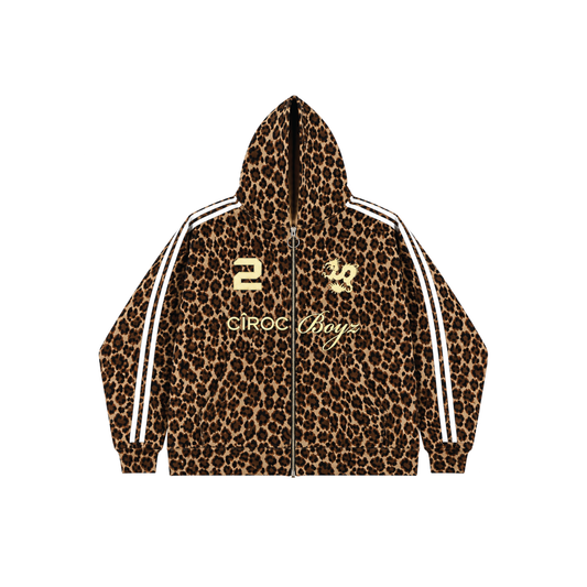 CÎROC Boyz Leopard Zip-Up