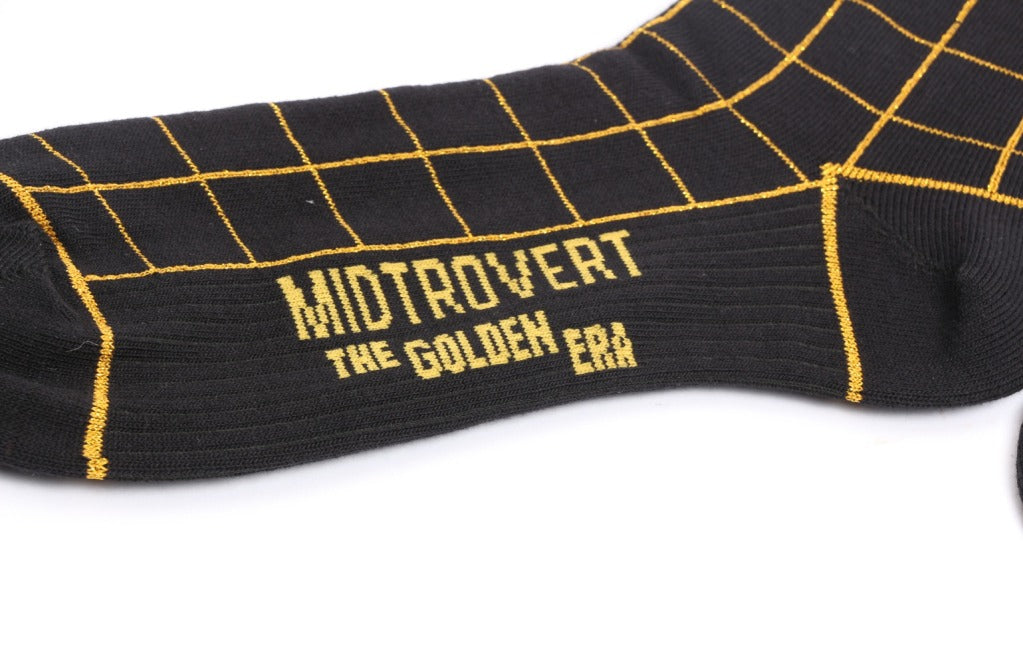 Midtrovert 'The Golden Era' Gridline Socks