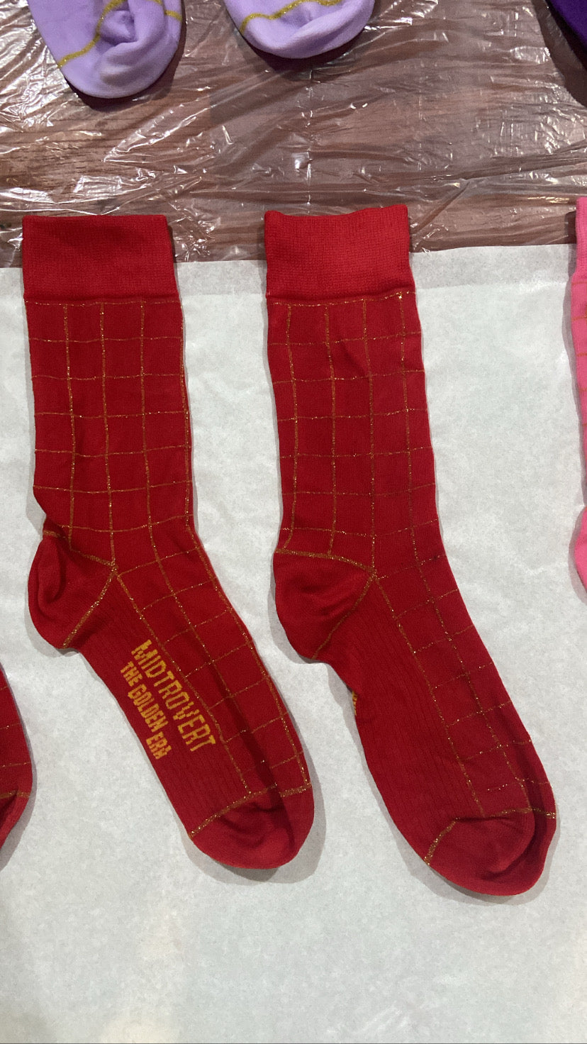 Midtrovert 'The Golden Era' Gridline Socks